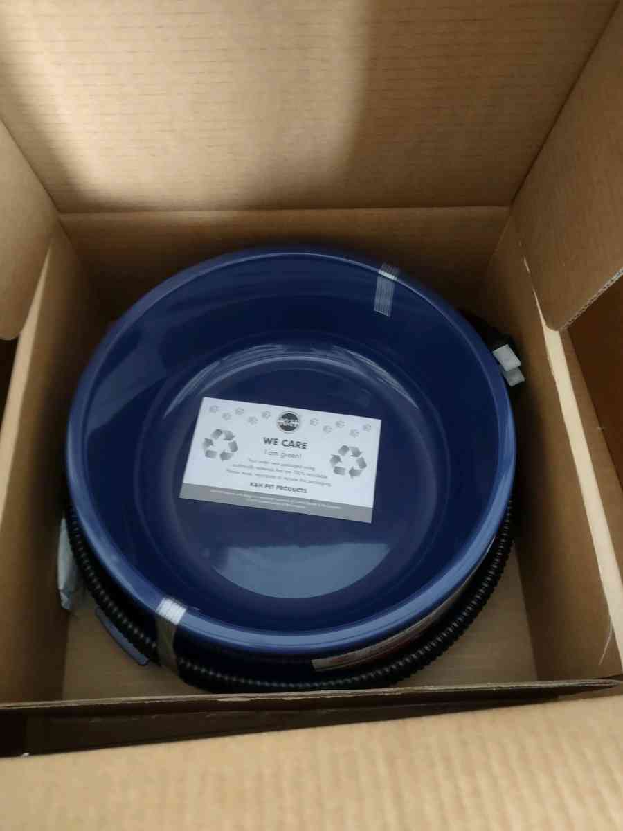 KH Pet Products ThermalBowl Heated Water Bowl for Cats  Dogs