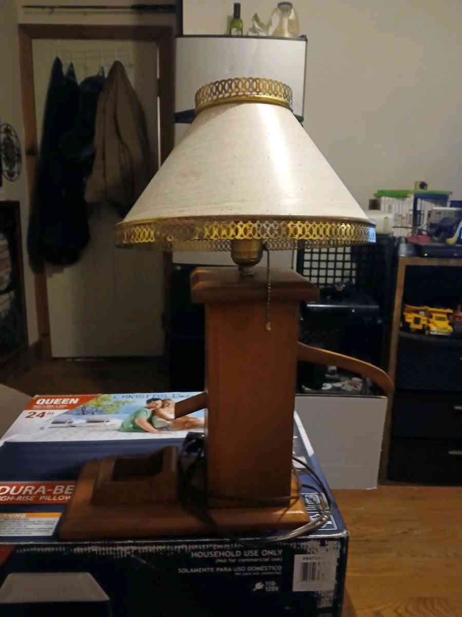 water pump style lamp