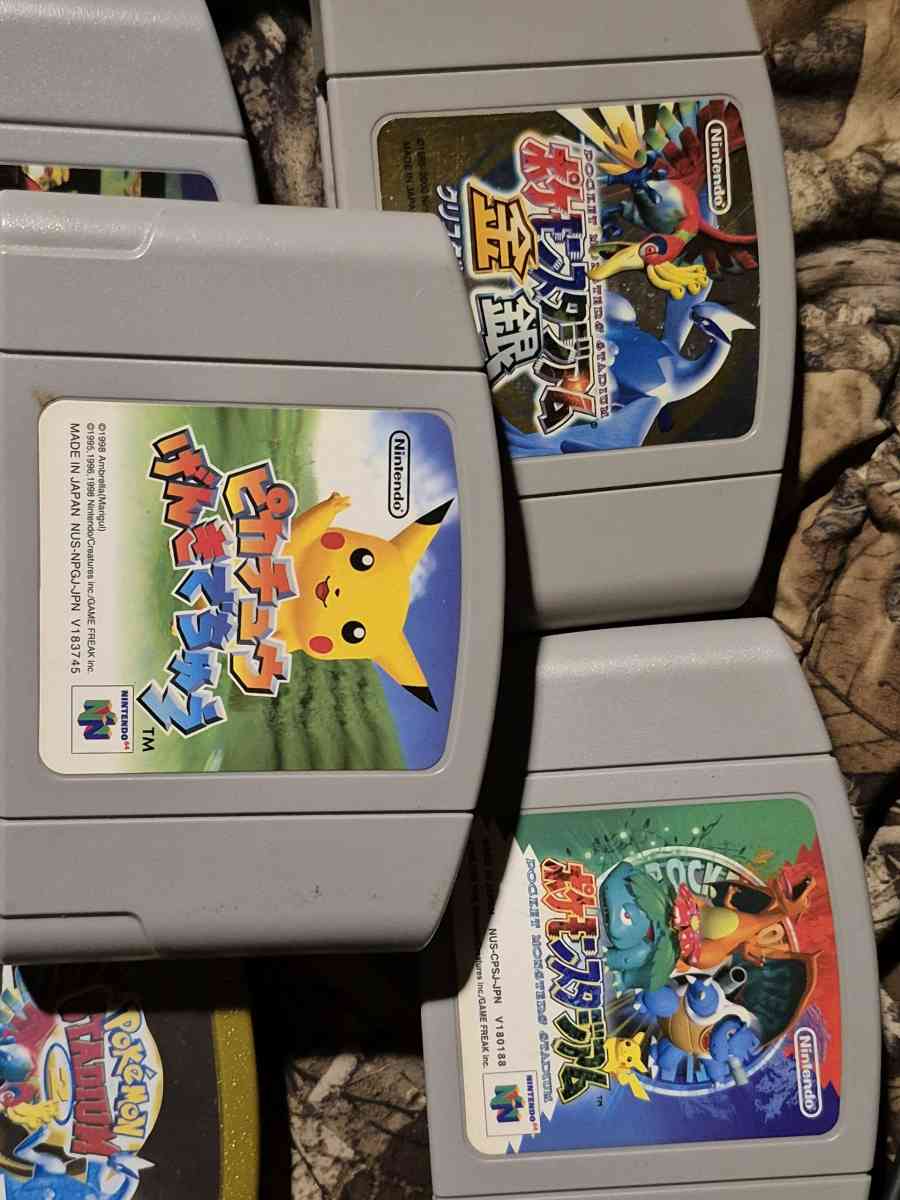 N64 Blue Pikachu all attachments - Ionia, Michigan - FleaMarketBay