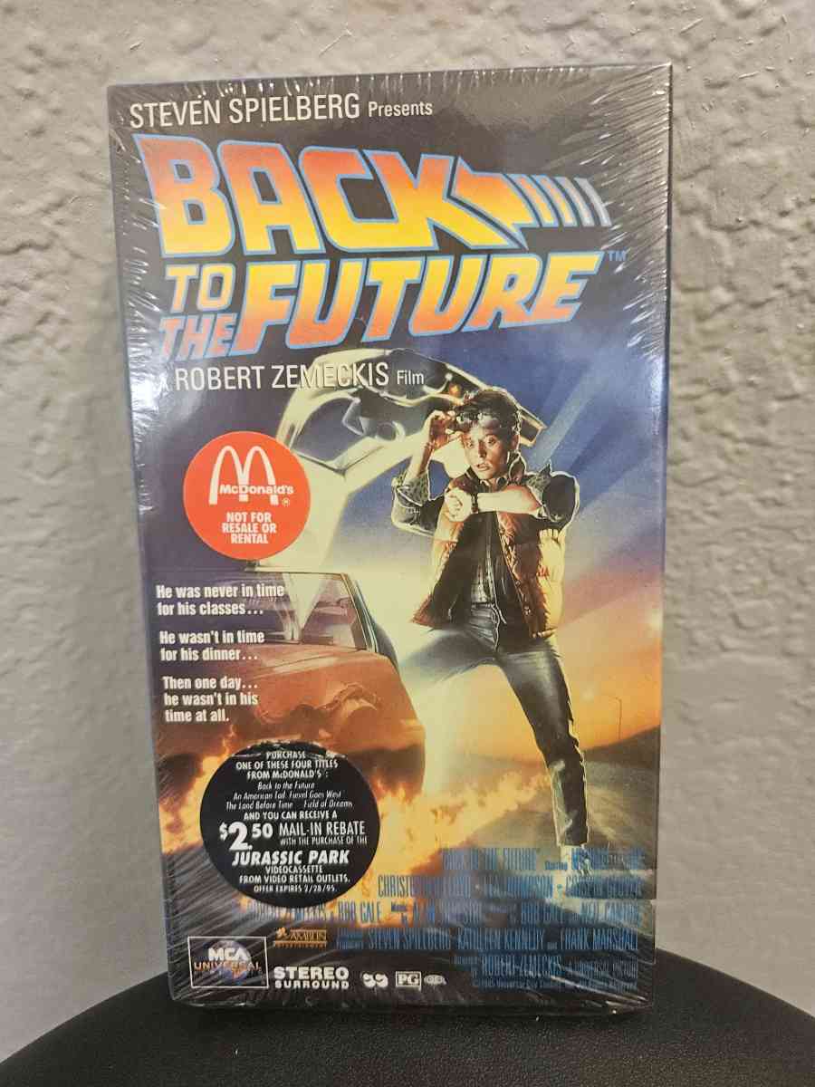 Sealed 1994 Back T The Future VHS