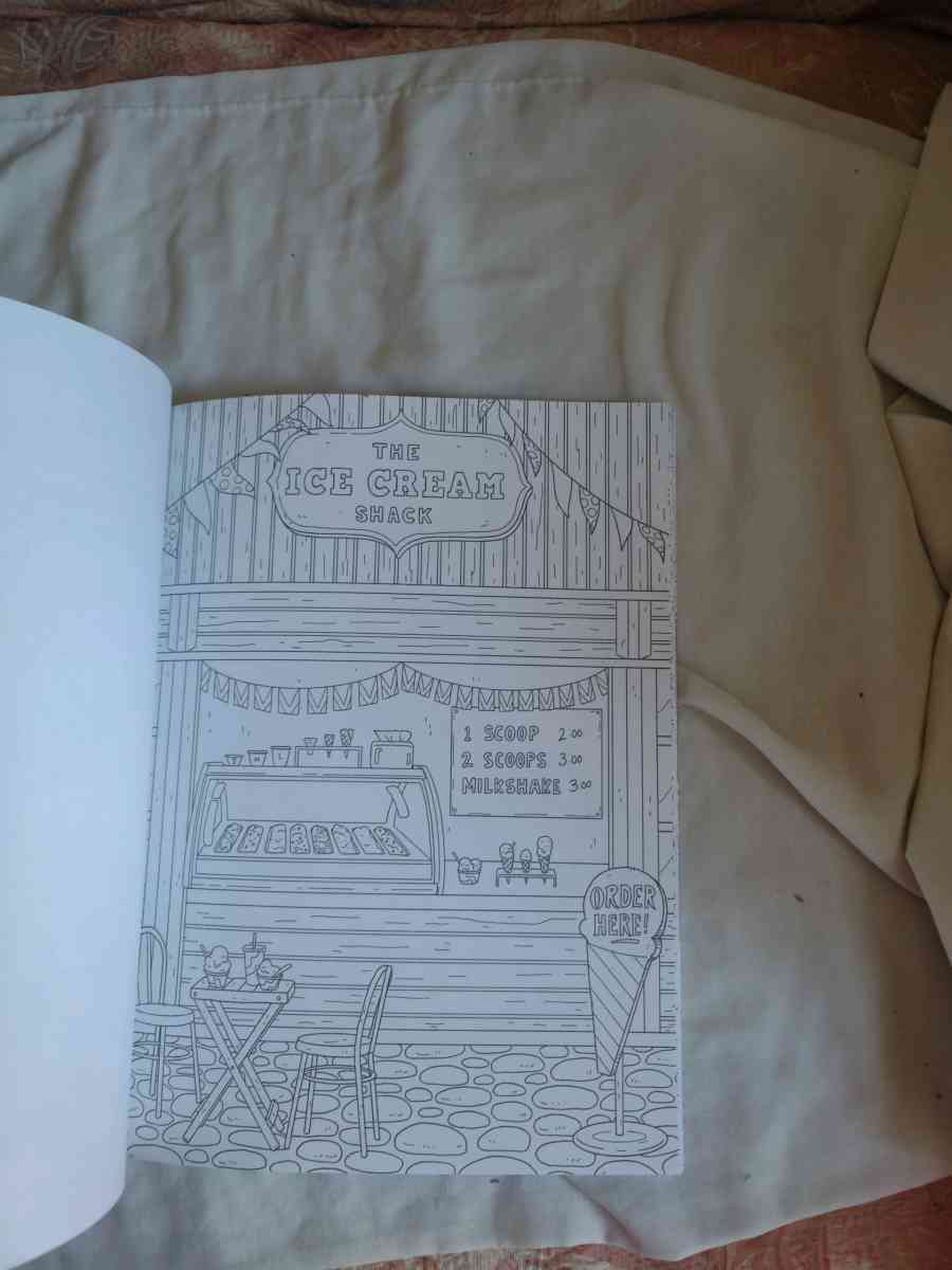 Creative Haven Storefronts coloring book - Gary, Indiana - FleaMarketBay