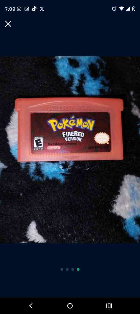 Gameboy Sp Fire Red Bundle
