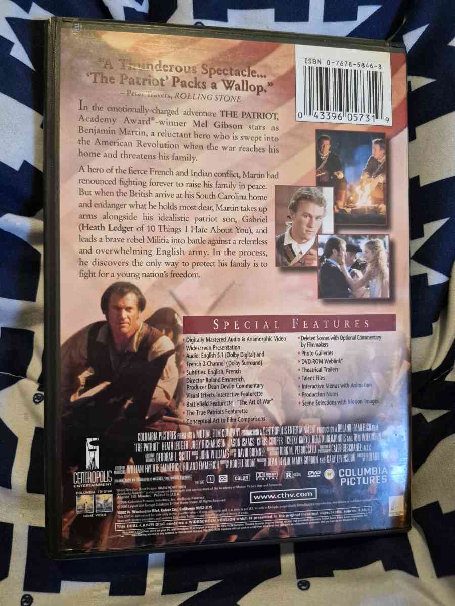 USED The Patriot DVD