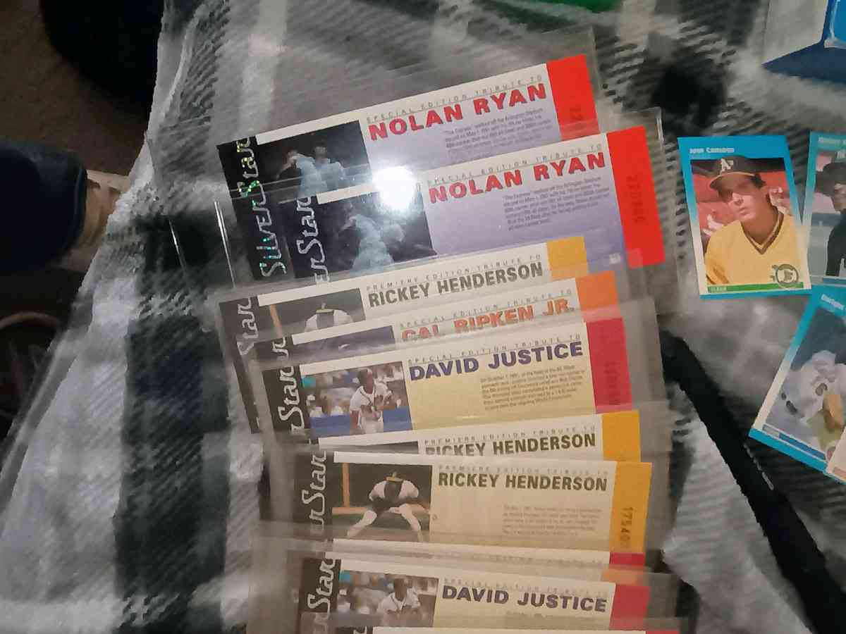 siverstar MLB tickets assorted