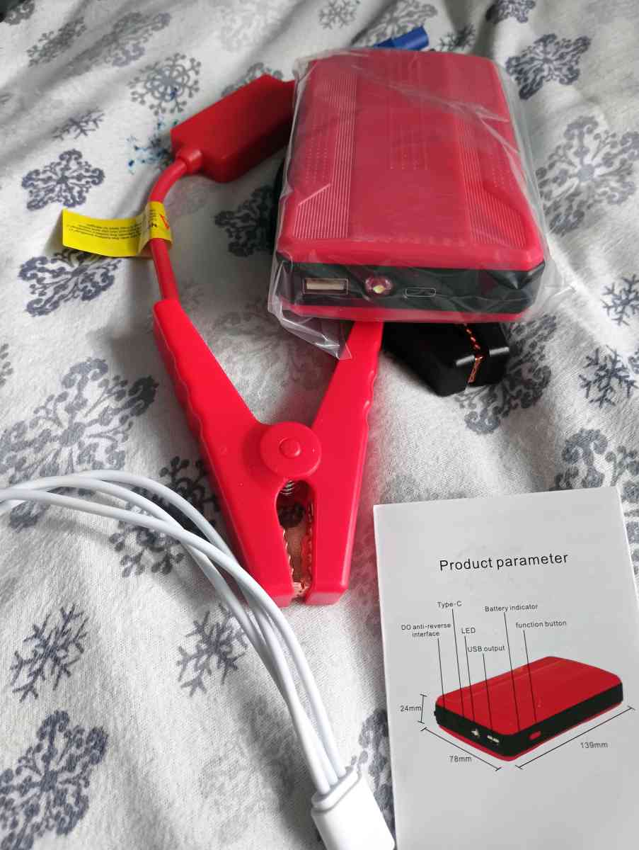 New 1000Amp Jump Starter Rechargable