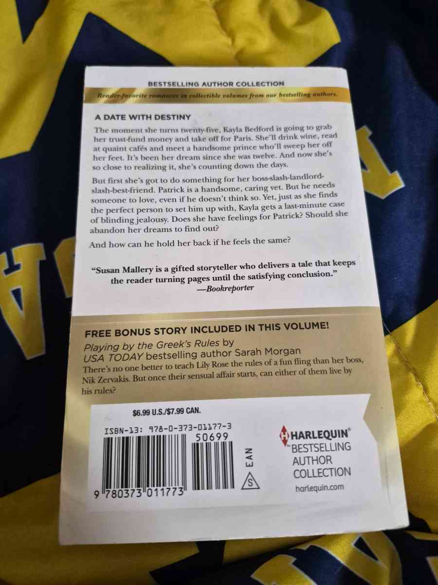 Good Condition THE GIRL OF HIS DREAMS By Susan Mallery