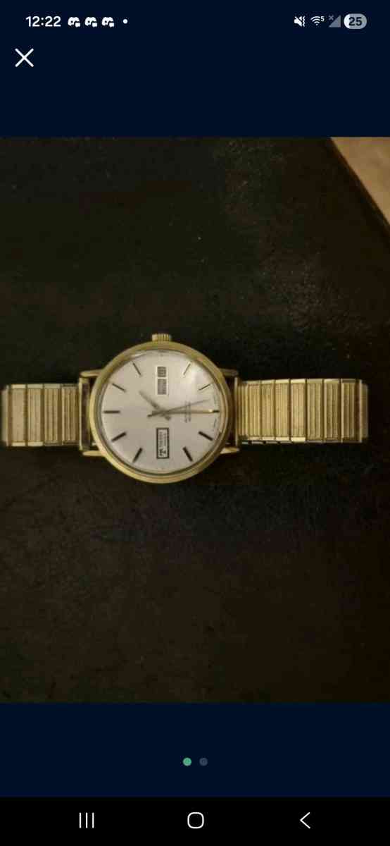 Tissot gold vintage watch