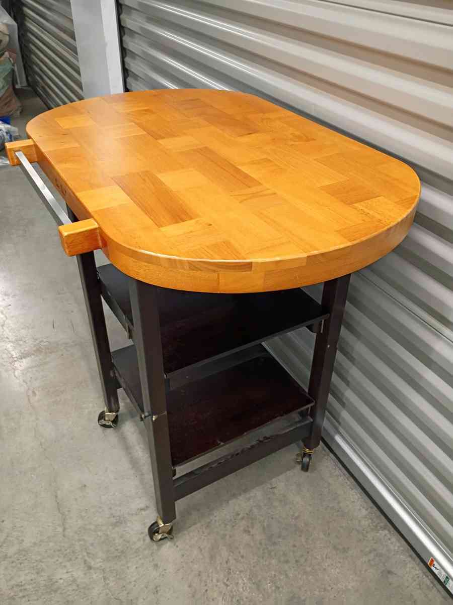 Folding Kitchen Island - Issaquah, Washington - FleaMarketBay