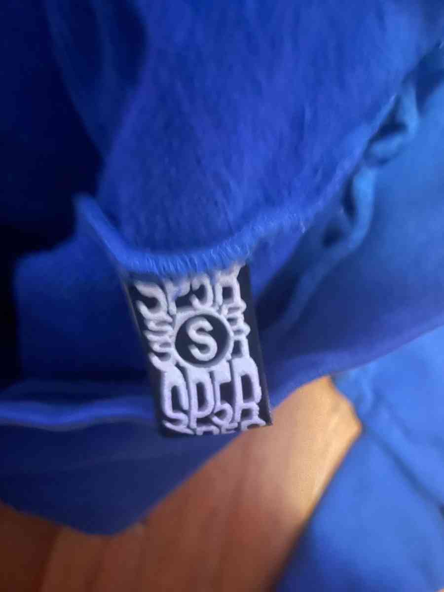 authentic sp5der blue hoodie - North Providence, Rhode Island - FleaMarketBay