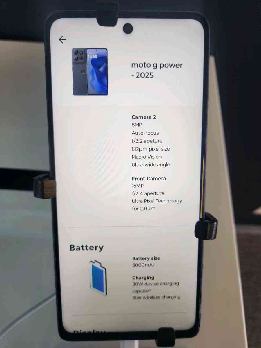 Motorola Moto G Power 2025 5G 128GB Blue