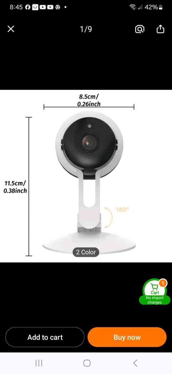 Brand New Indoor Security Camera