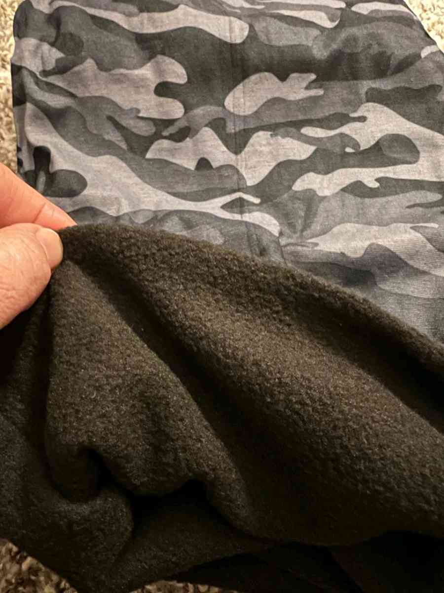 Kids Fleece Face Shields  Grey Military Camo