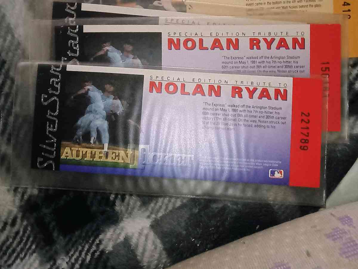 siverstar MLB tickets assorted