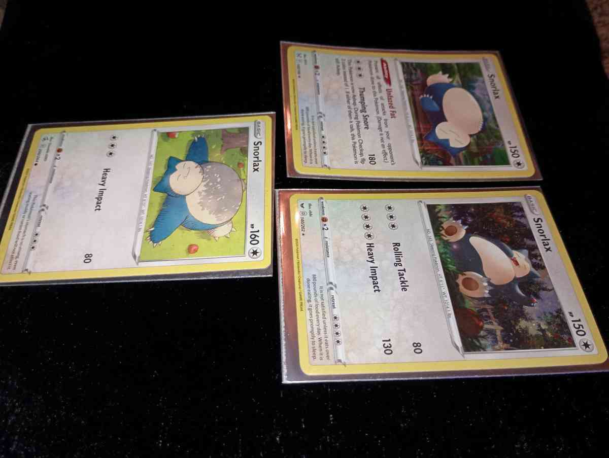 Pokemon cards Snorlax holo - Corpus Christi, Texas - FleaMarketBay