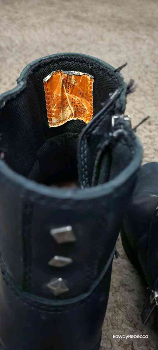 womens 7 and a half harley boots