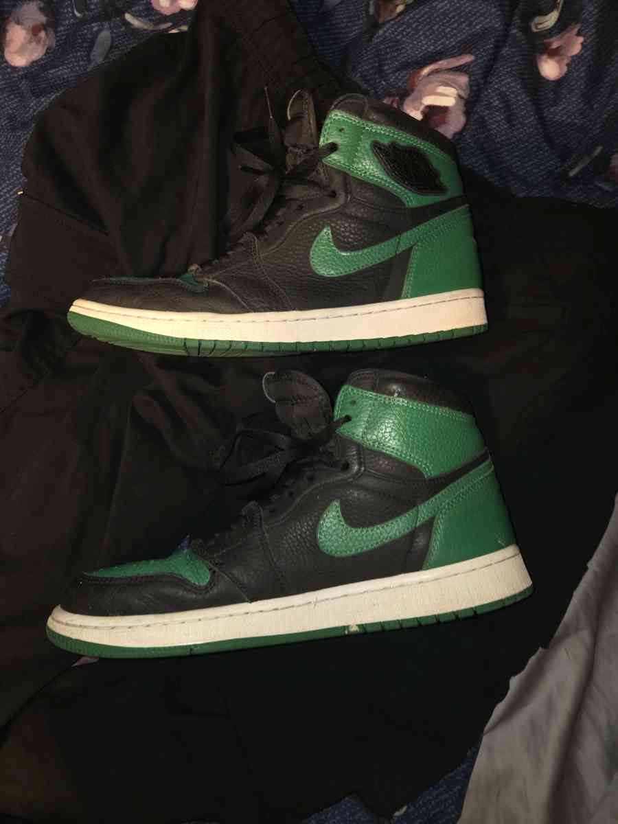 Jordan 1 Retro High og gs pine green
