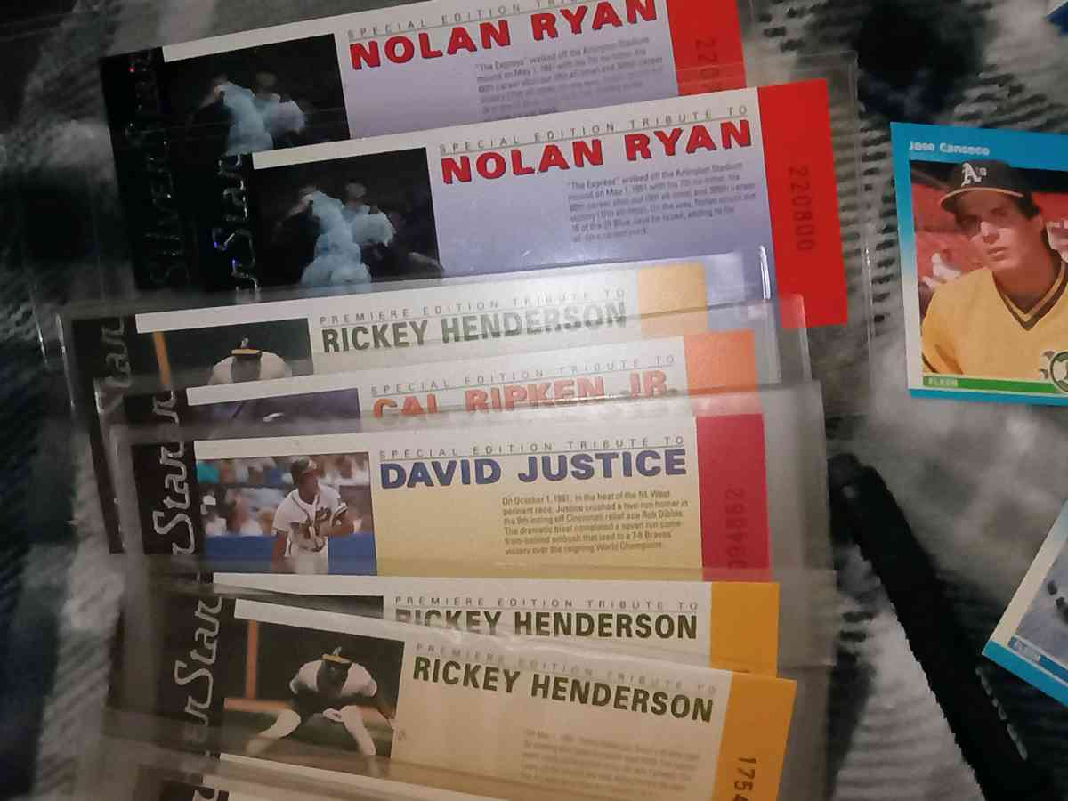 siverstar MLB tickets assorted