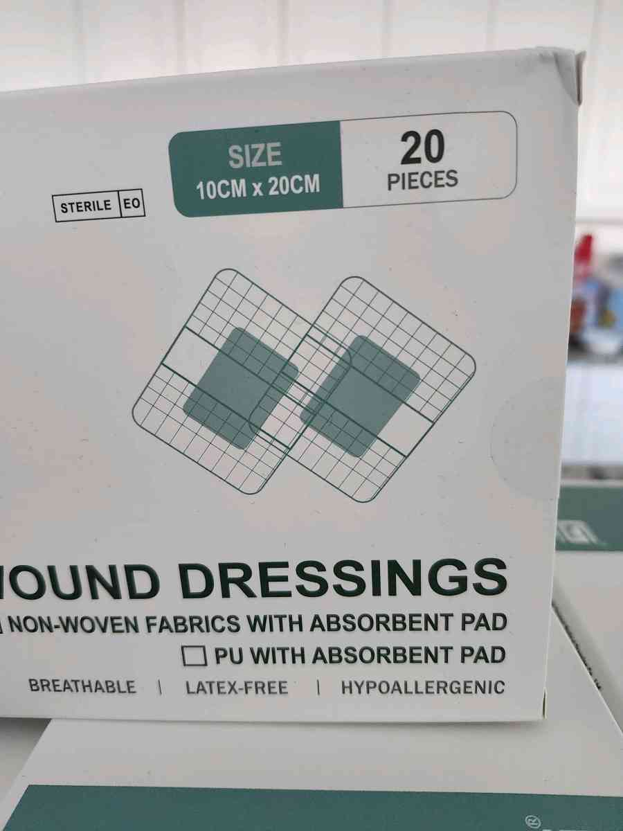 Sterile Wound Dressings 10cm x 20cm  20 Pack