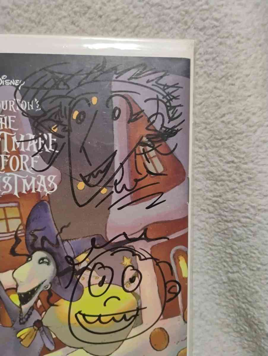 Nightmare before Christmas Zeros journey Issue 8 signed