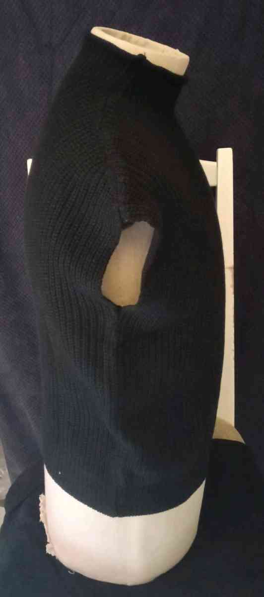 Mock Neck sleeveless Ribbed Sweater Vest