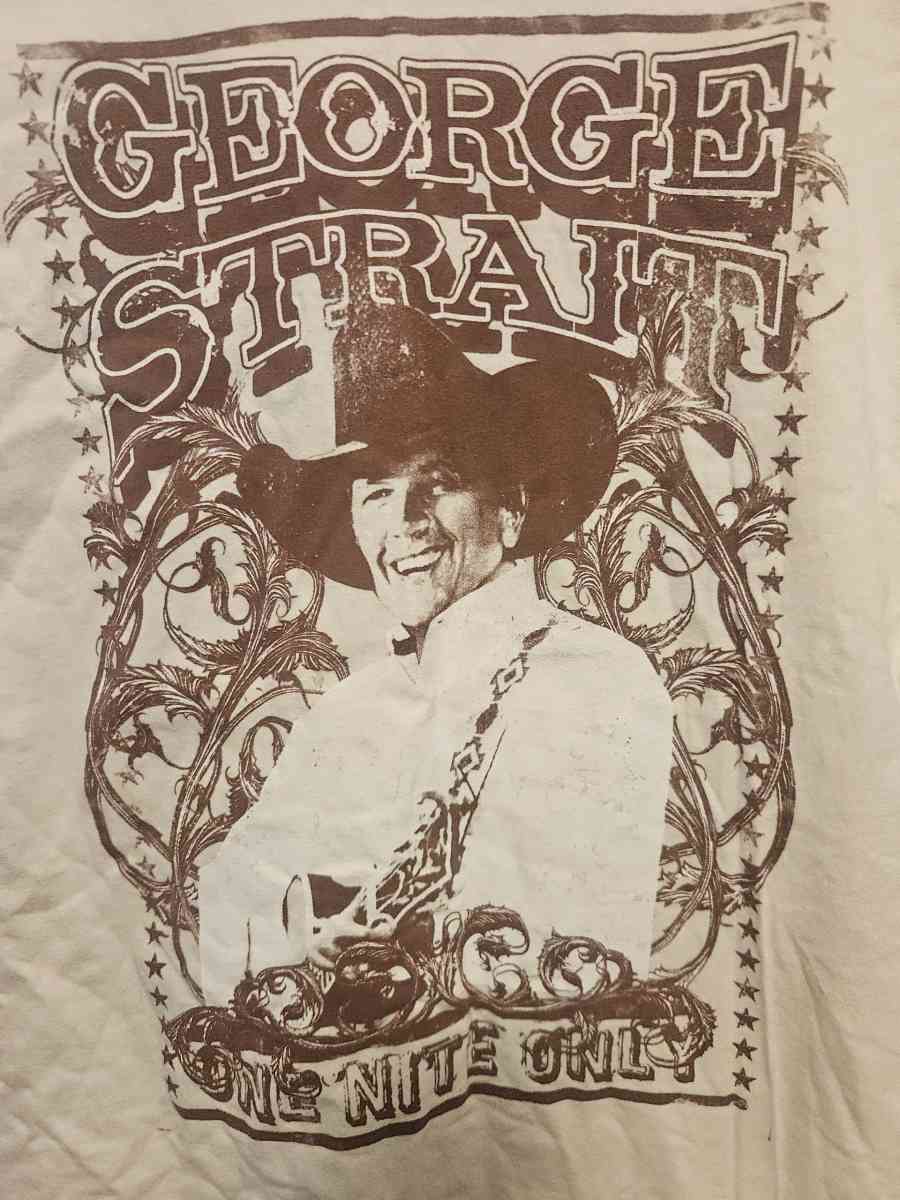 VTG George Strait Concert Tour Tshirt