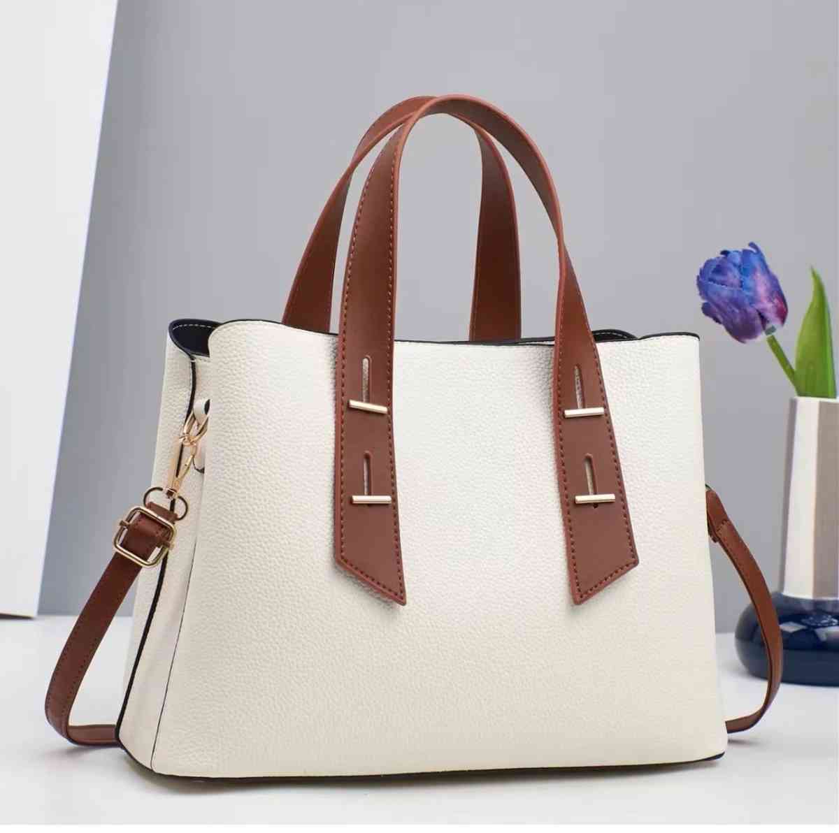 Womens Structured Tote Handbag  MultiColor Options Available