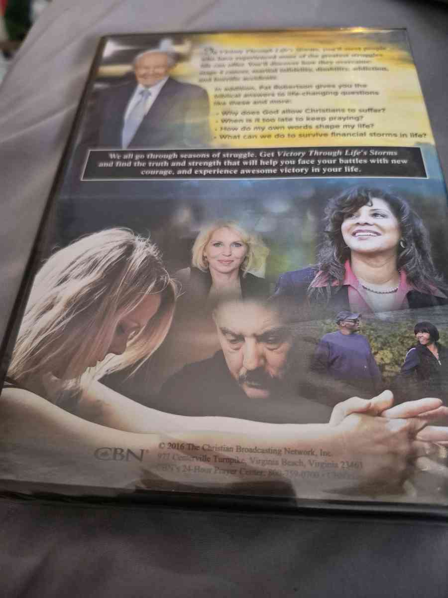 BRAND NEW SEALED Victory Through Lifes Storms Pat Robertson