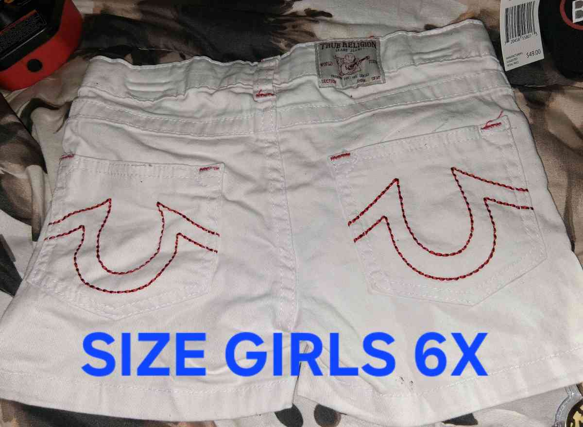 NEW WITH TAGS True religion girls size 6 and 7