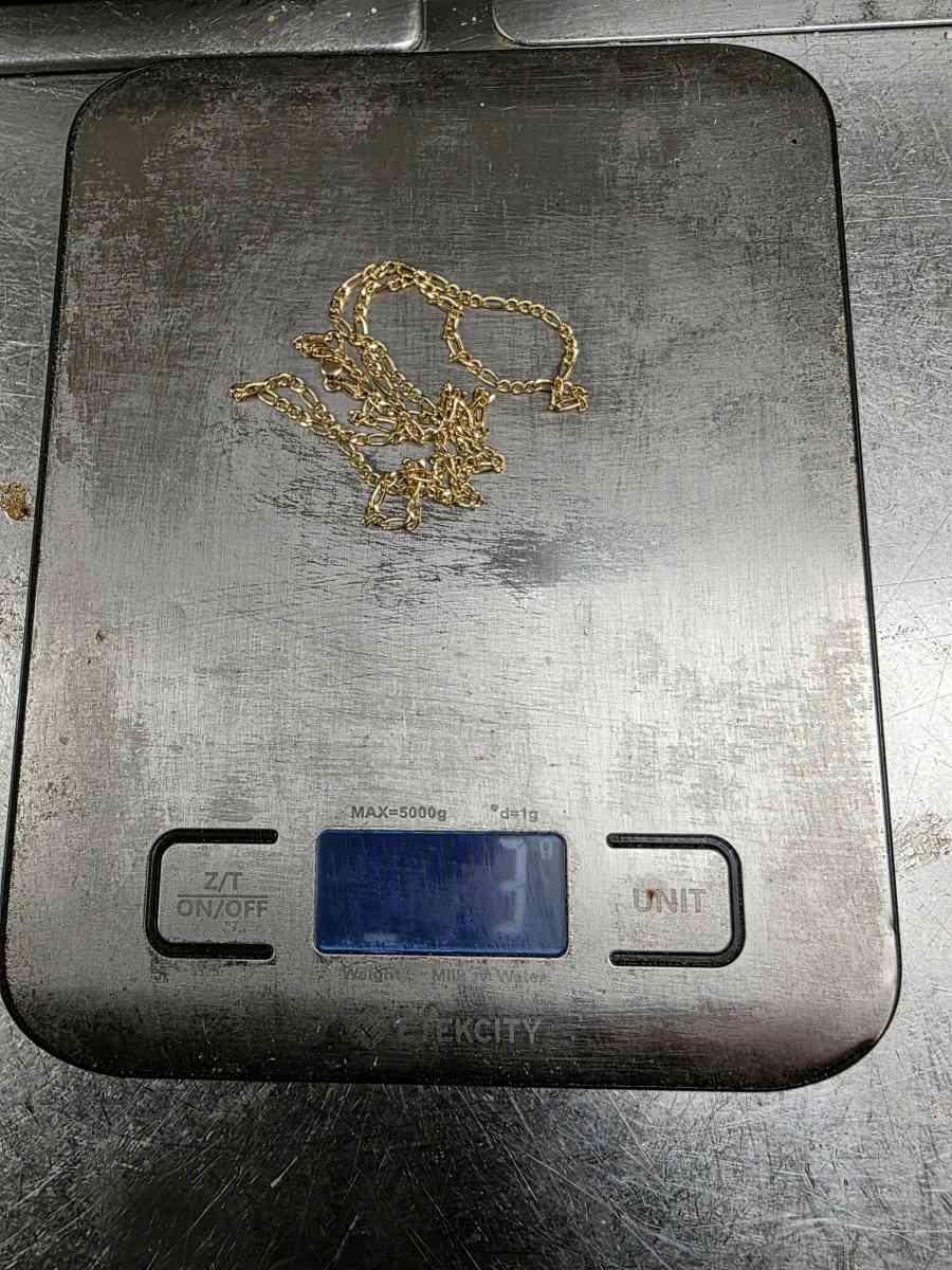 14 k Figaro 22in chain