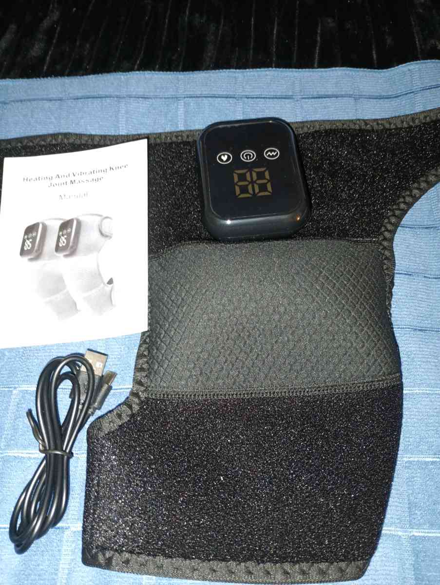 New Knee Shoulder Elbow Heat and Massage Wrap