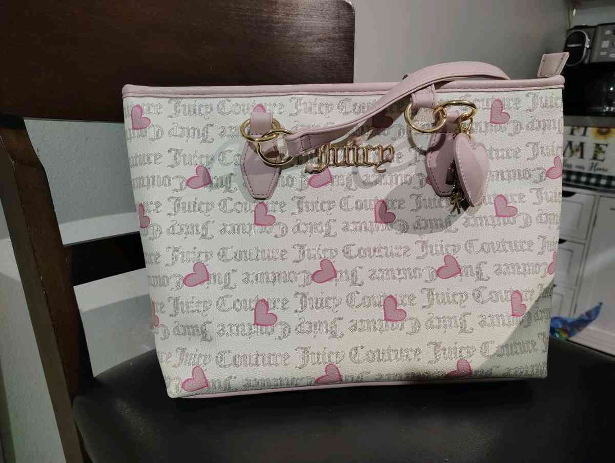 cute Valentines day juicy couture tote bag - Alamo, Texas - FleaMarketBay