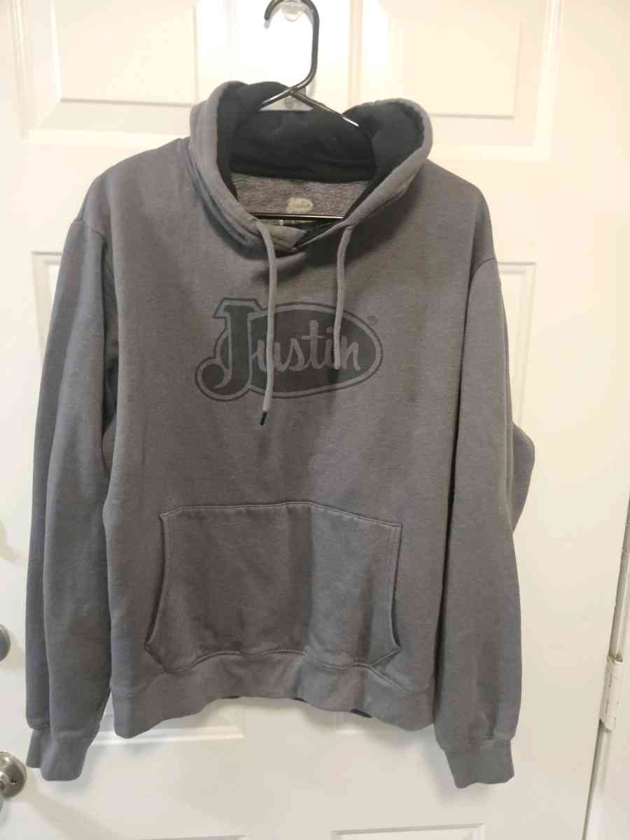 Justin Boots Mens Fleece Hoodie