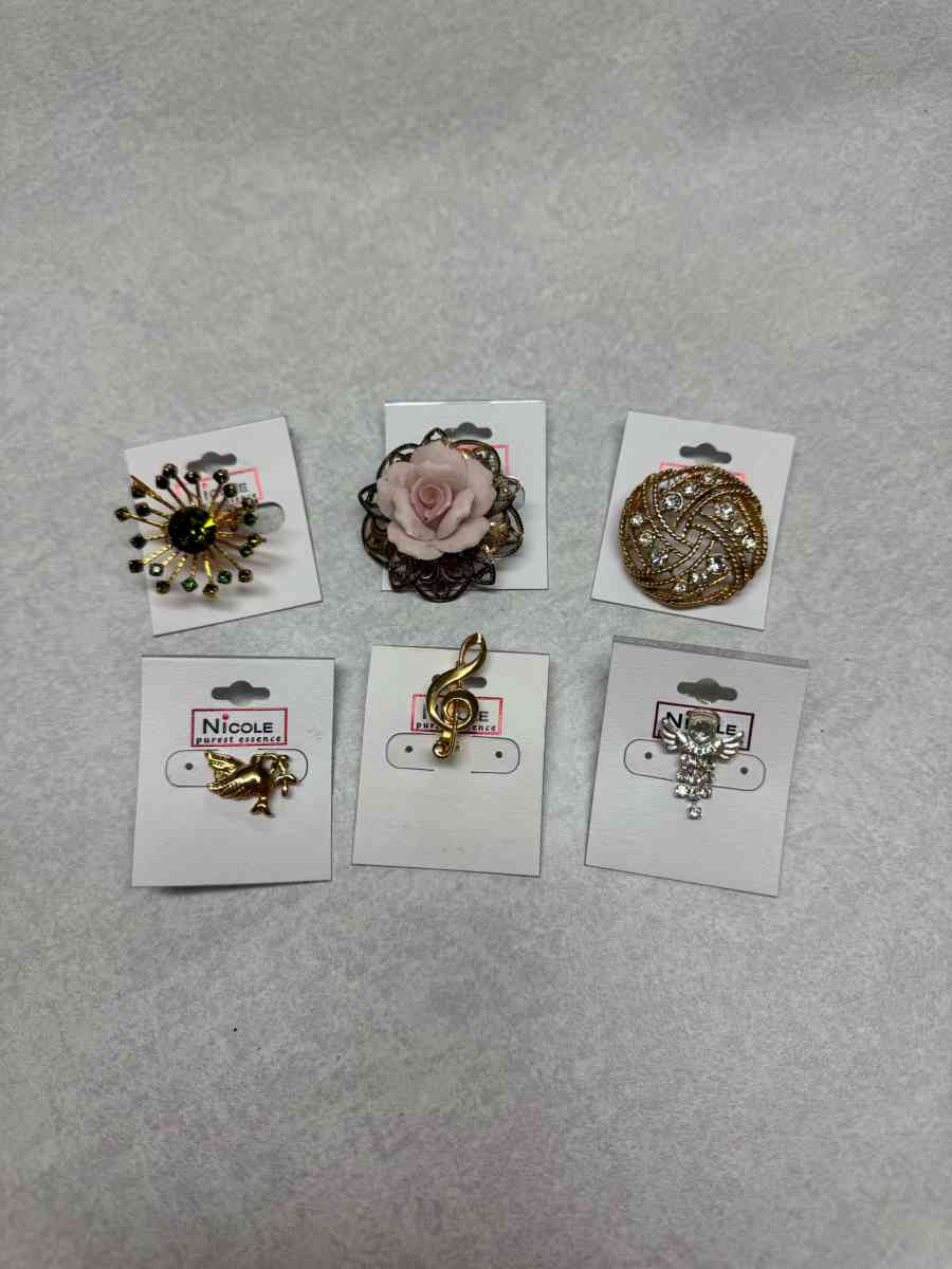 pins and brooches