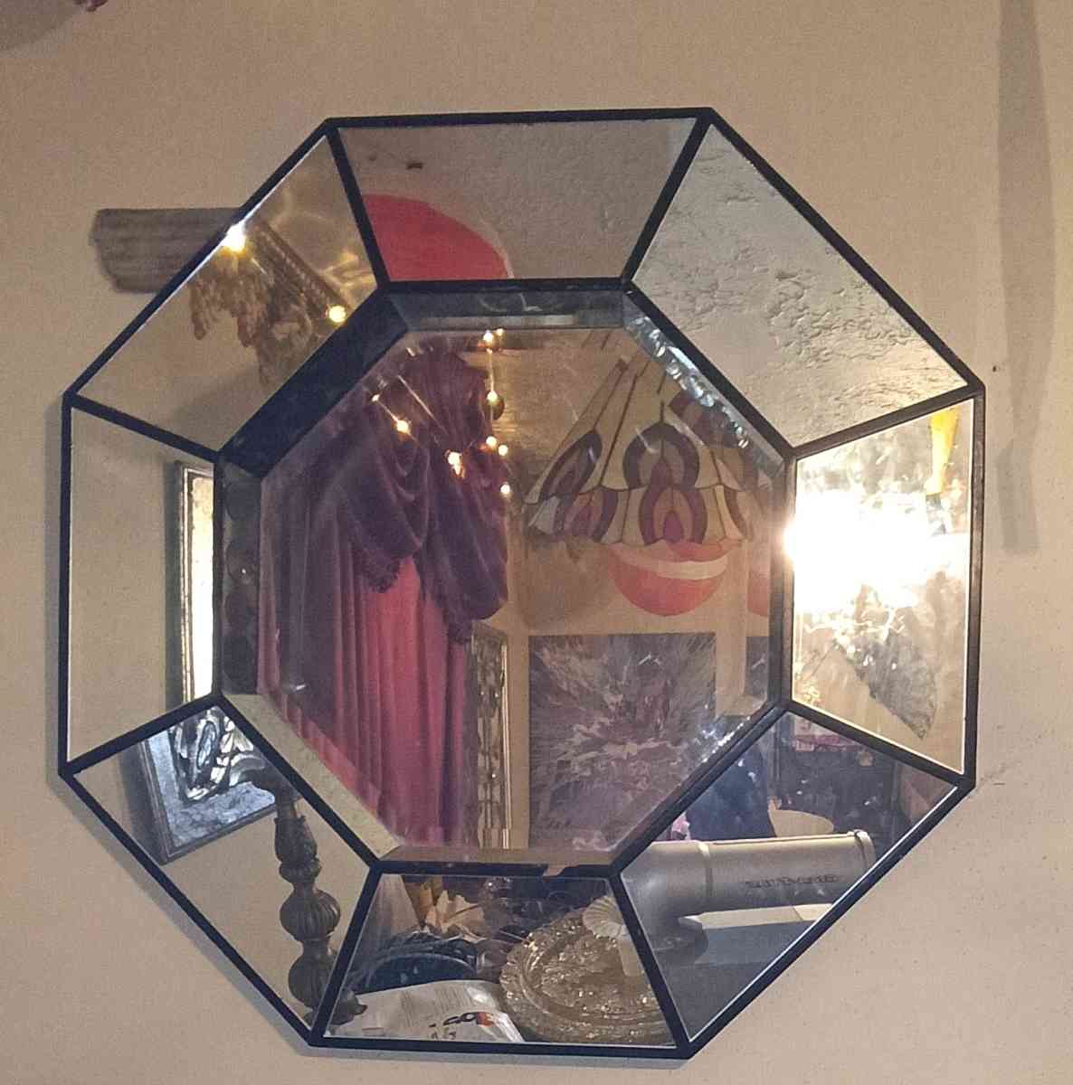 oversized octogan mirror