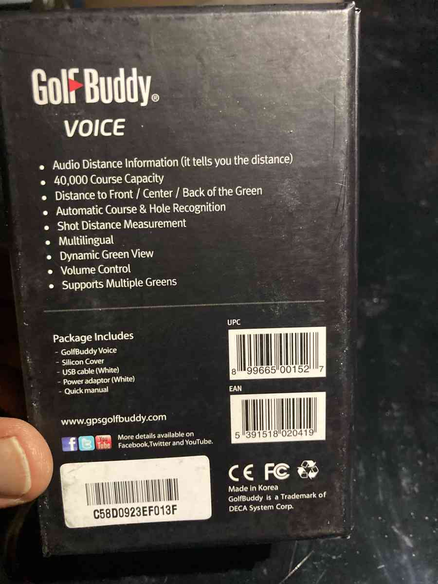 GolfBuddy Voice GPS Rangefinder