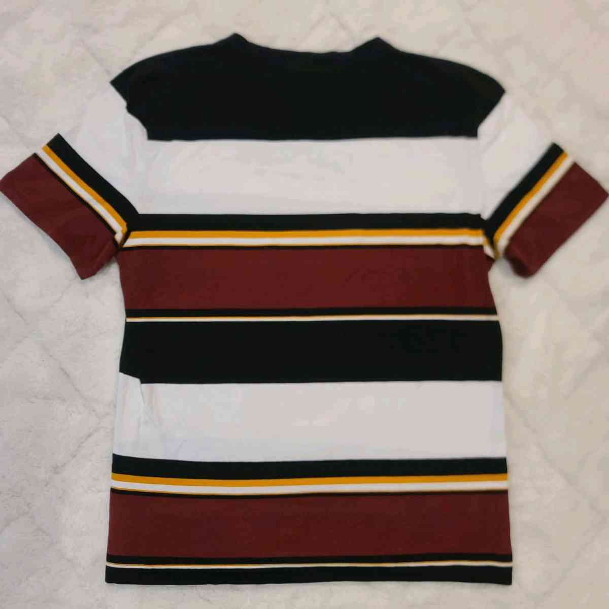 Guess Originals Tee TShirt Mens Large Embroidered Striped