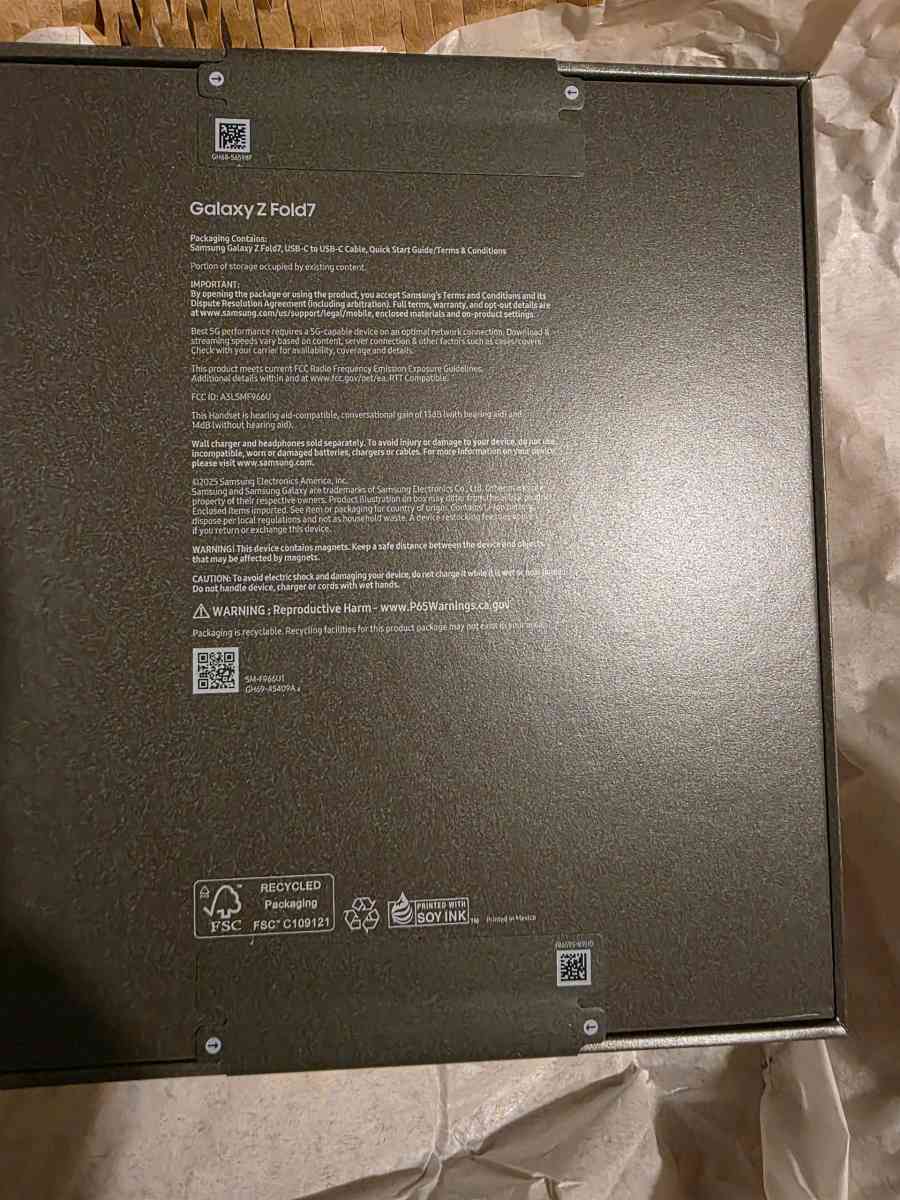 Samsung galaxy z fold7 512gb - Morgantown, West Virginia - FleaMarketBay