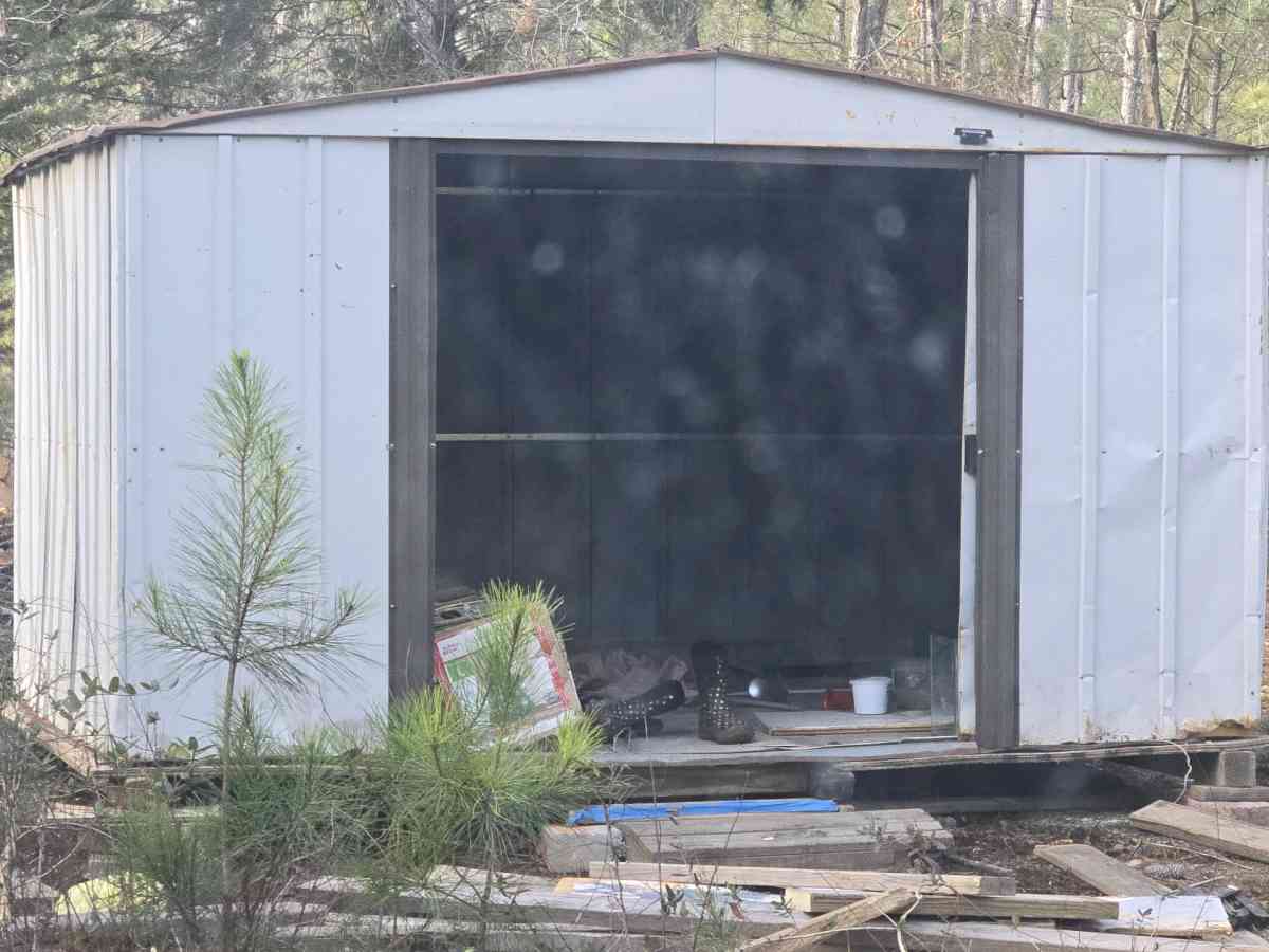 7 by 10 metal storage shed