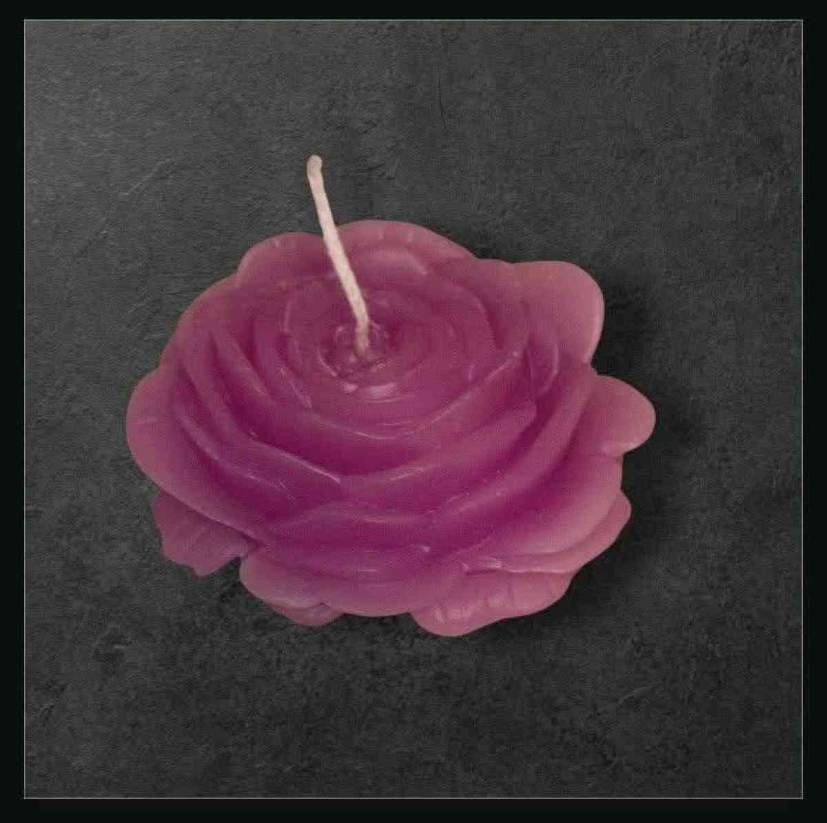 Purple Rose Candle Set - Mount Prospect, Illinois - FleaMarketBay