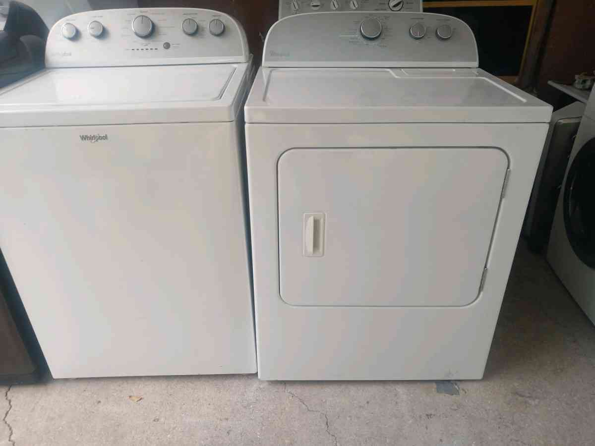 whirlpool washer and dryer set