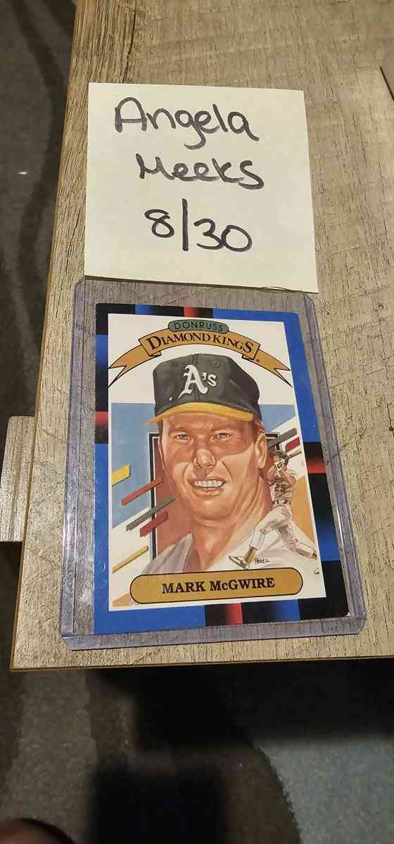 Mark McGwire Replica Signature Baseball w Card