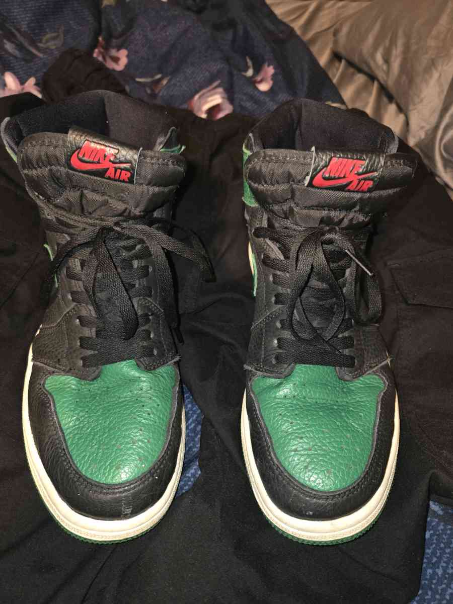 Jordan 1 Retro High og gs pine green