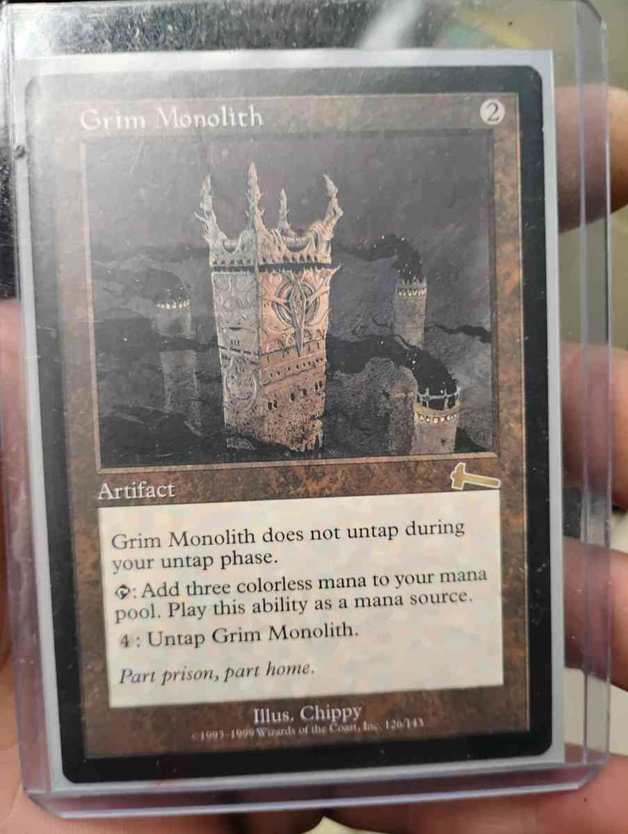 Grim Monolith 2 magic card - Pittsburg, California - FleaMarketBay