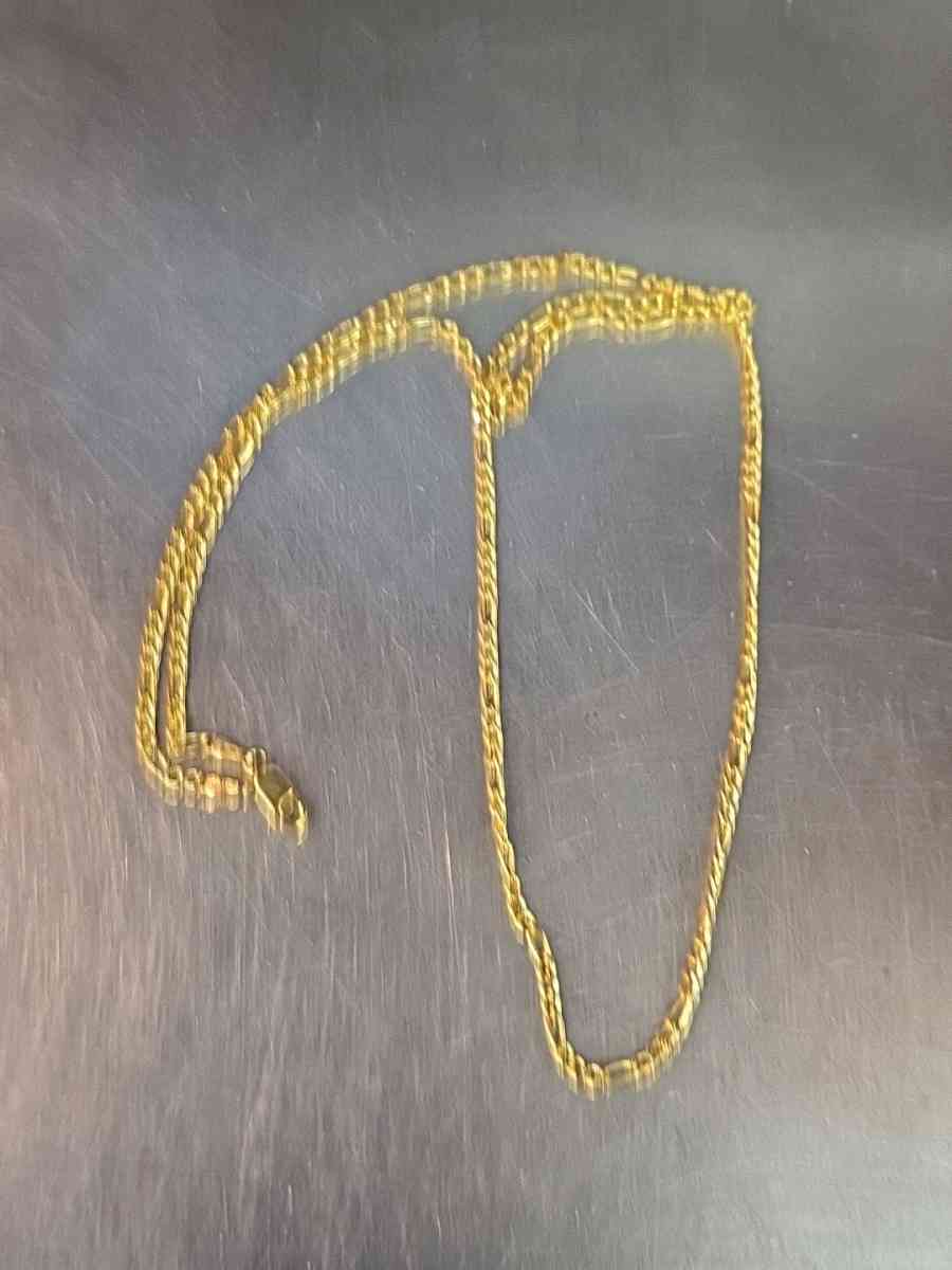 14 k Figaro 22in chain