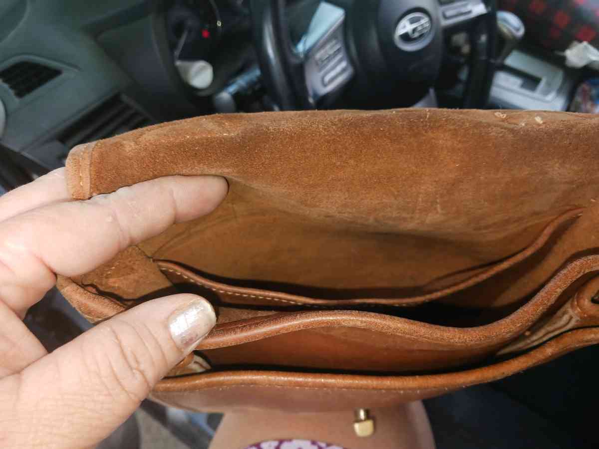 original Coach bag genuine leather