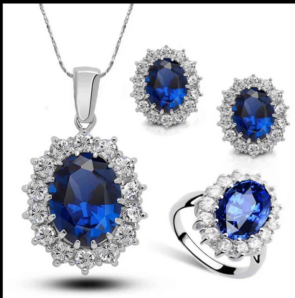 GB 2019 British princess diana prince william kate blue gem