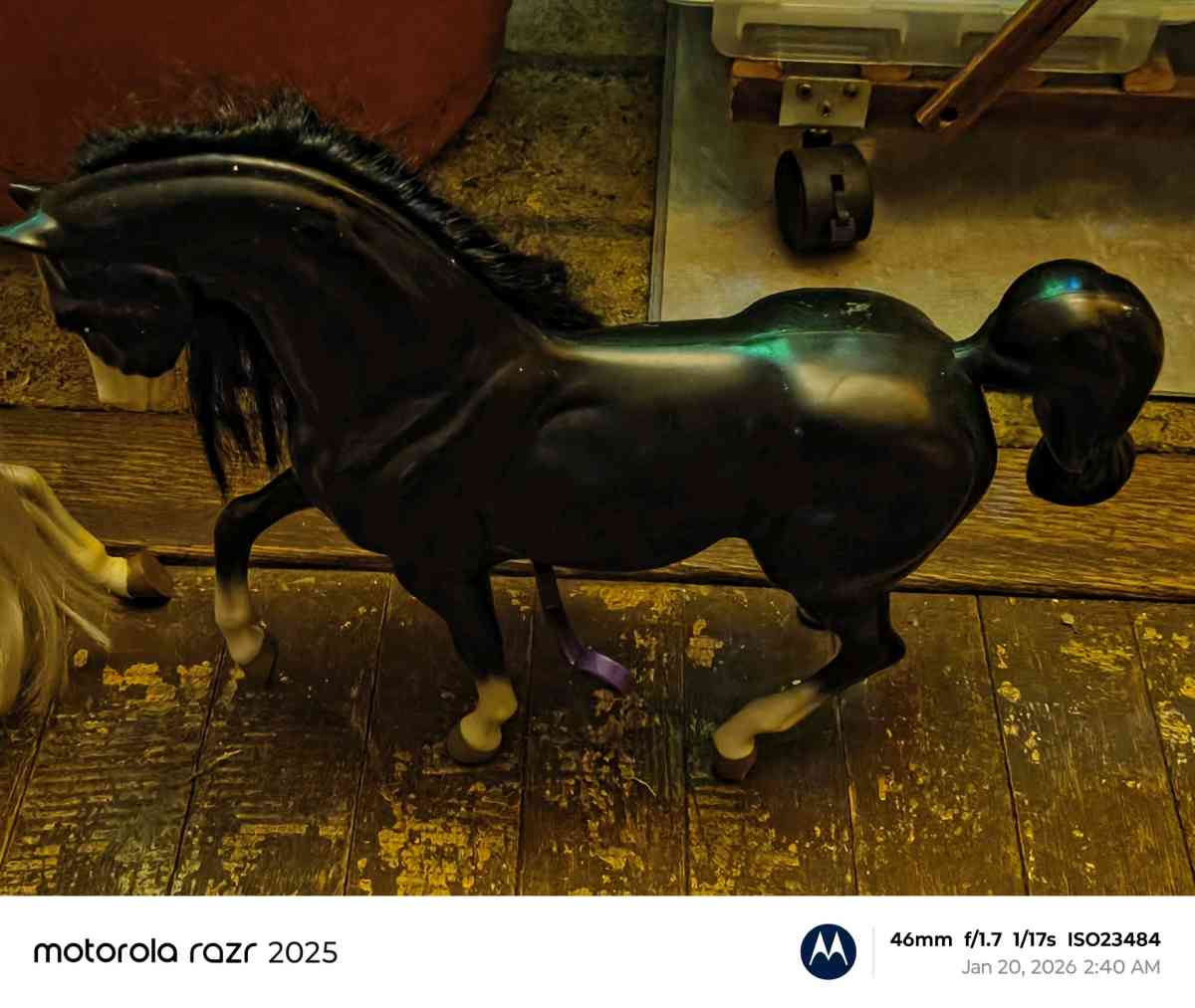 black stallion toy horse