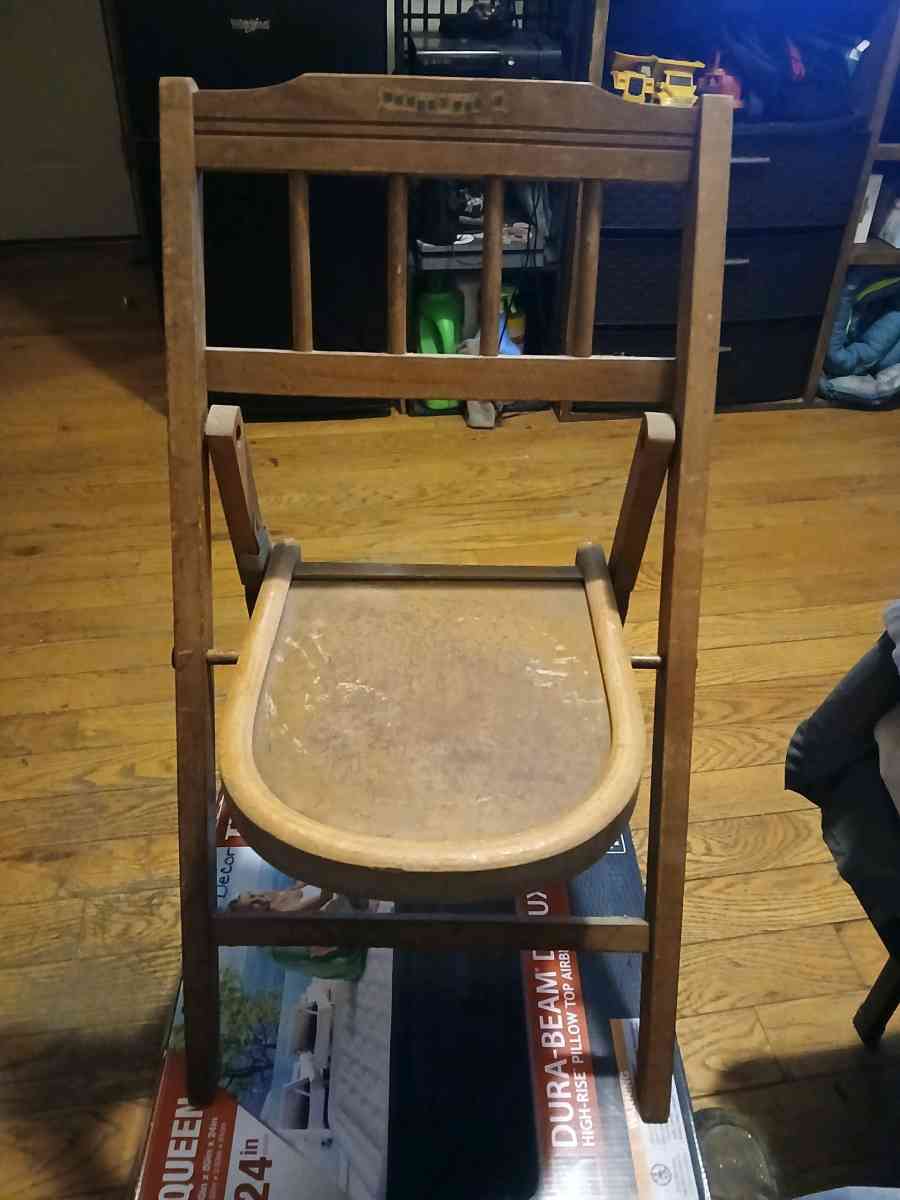 antique chair style plant holder