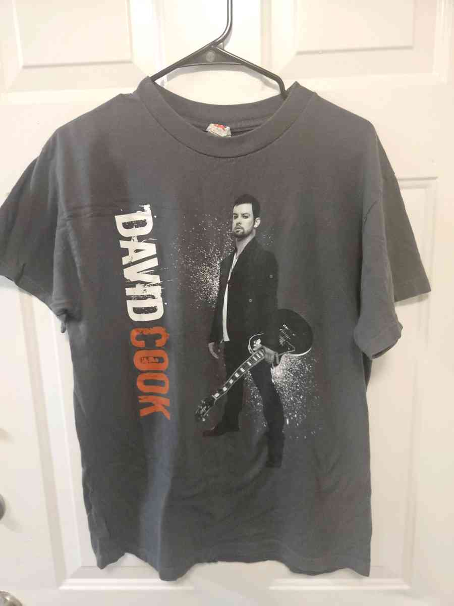 Vtg David Cook Concert Tshirt