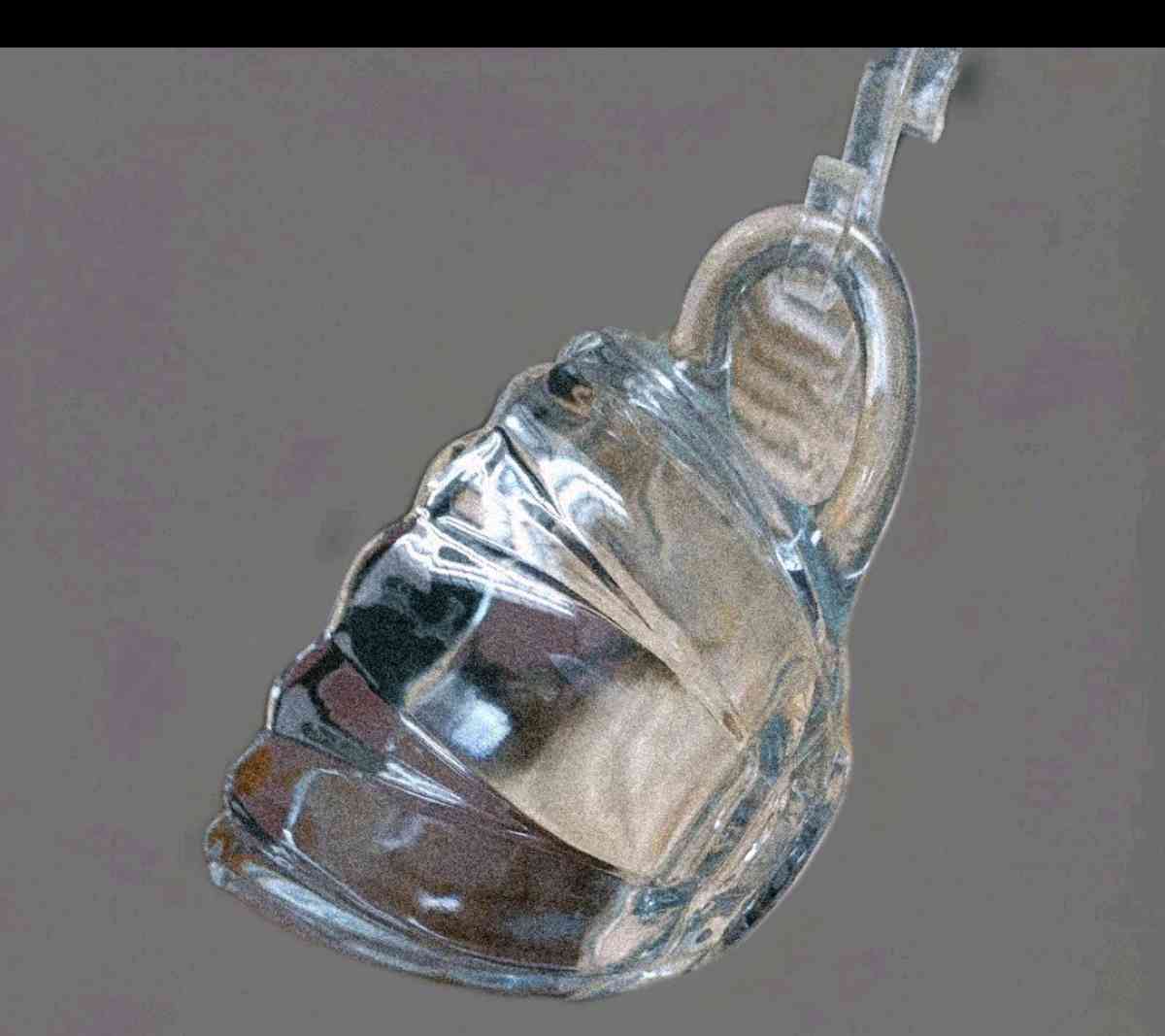 Vintage Jeanette Pressed Glass  Fruit Motif Punch Bowl 6 Cup